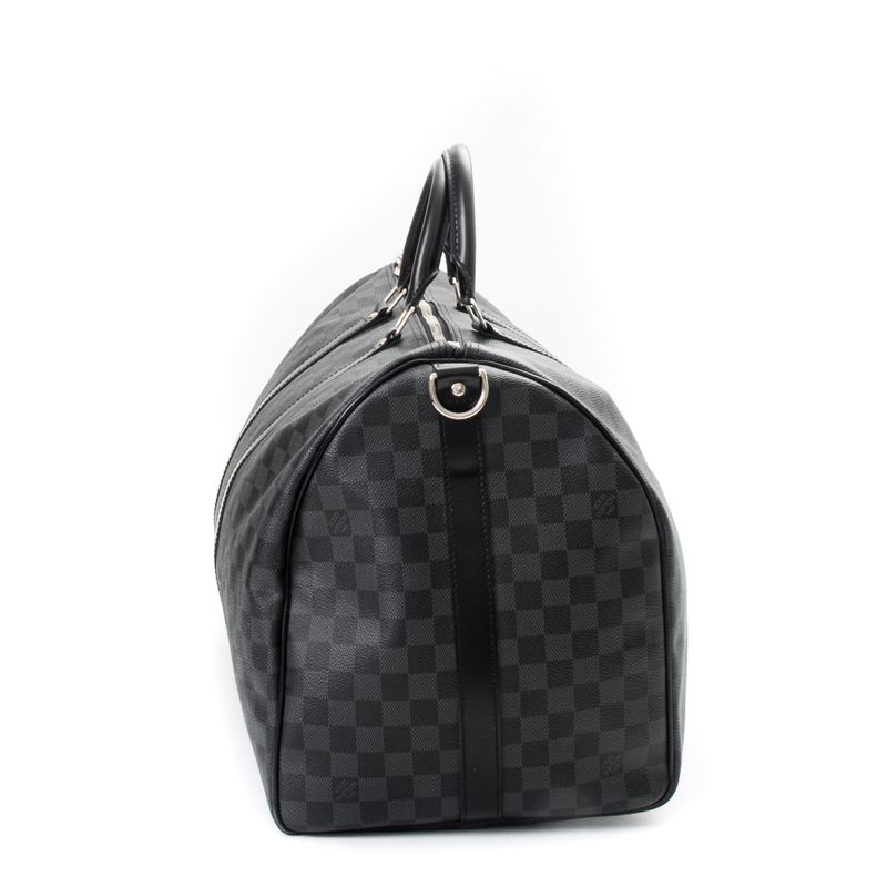 Mala-Louis-Vuitton-Keepall-55-Damier-Graphite
