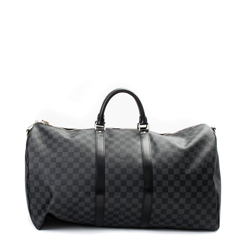 Mala-Louis-Vuitton-Keepall-55-Damier-Graphite