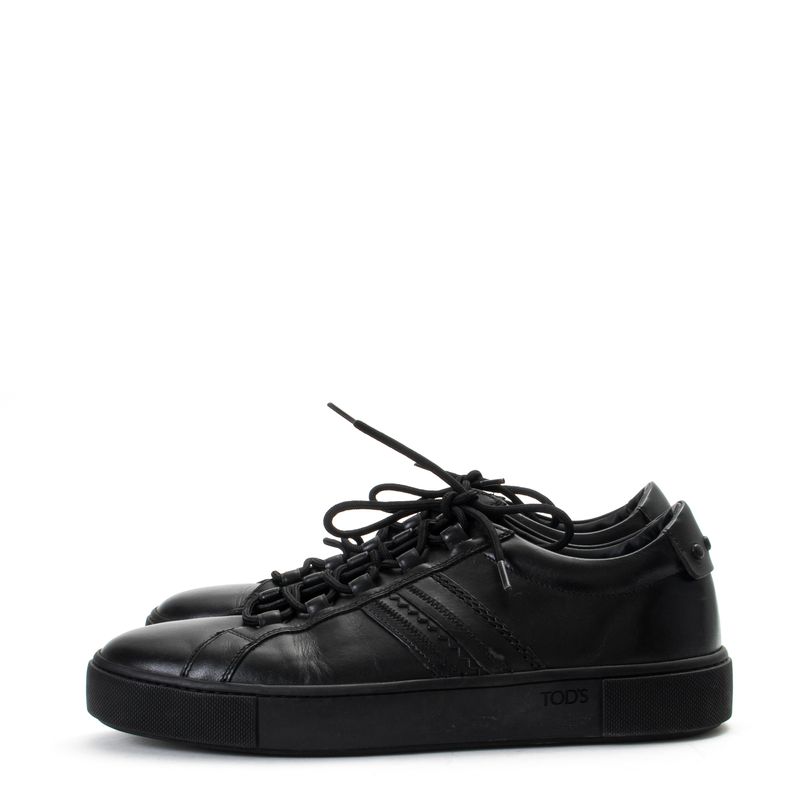Tenis-Tods-Couro-Preto