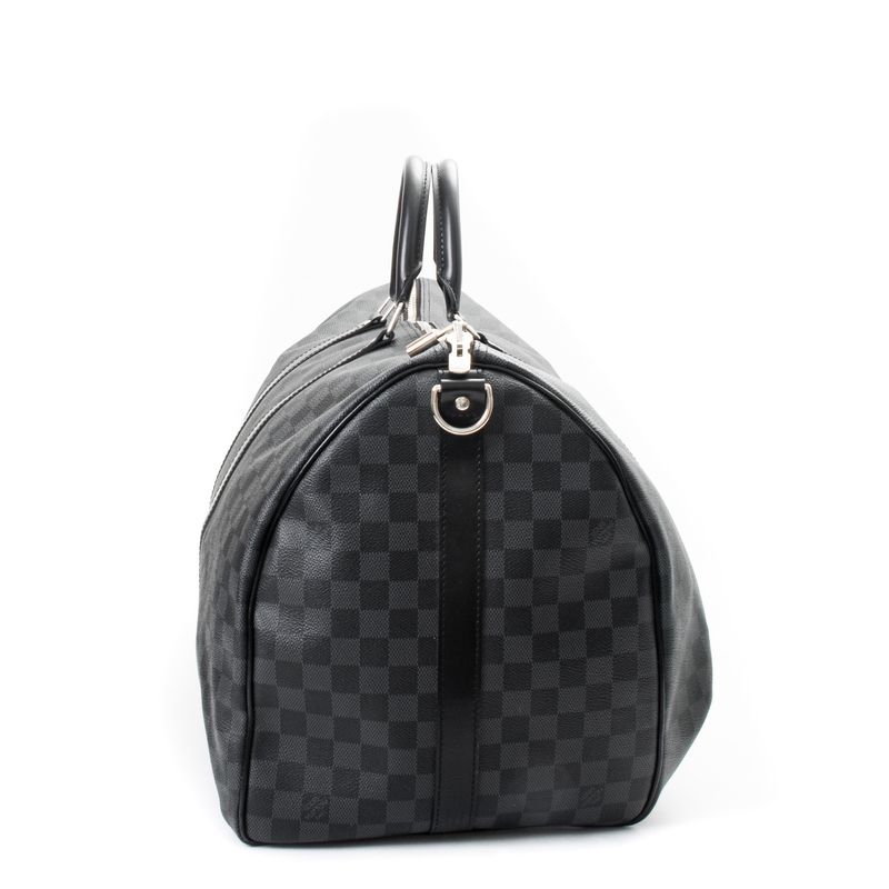 Mala-Louis-Vuitton-Keepall-55-Damier-Graphite