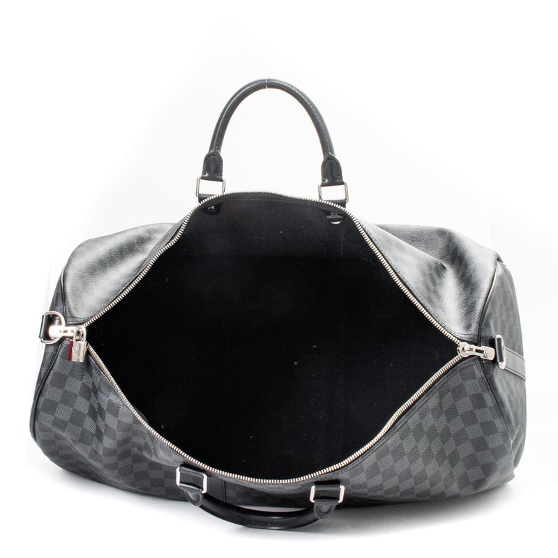 Mala-Louis-Vuitton-Keepall-55-Damier-Graphite