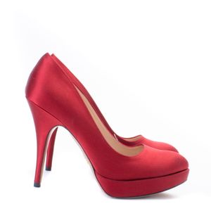 Pump Prada Cetim Vermelho