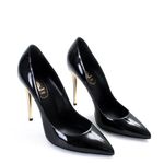 Scarpin-Saint-Laurent-Verniz-Preto