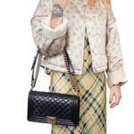 Bolsa-Chanel-Boy-Couro-Preto