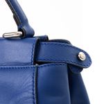 Bolsa-Fendi-Peekaboo-Python-e-Couro-Azul