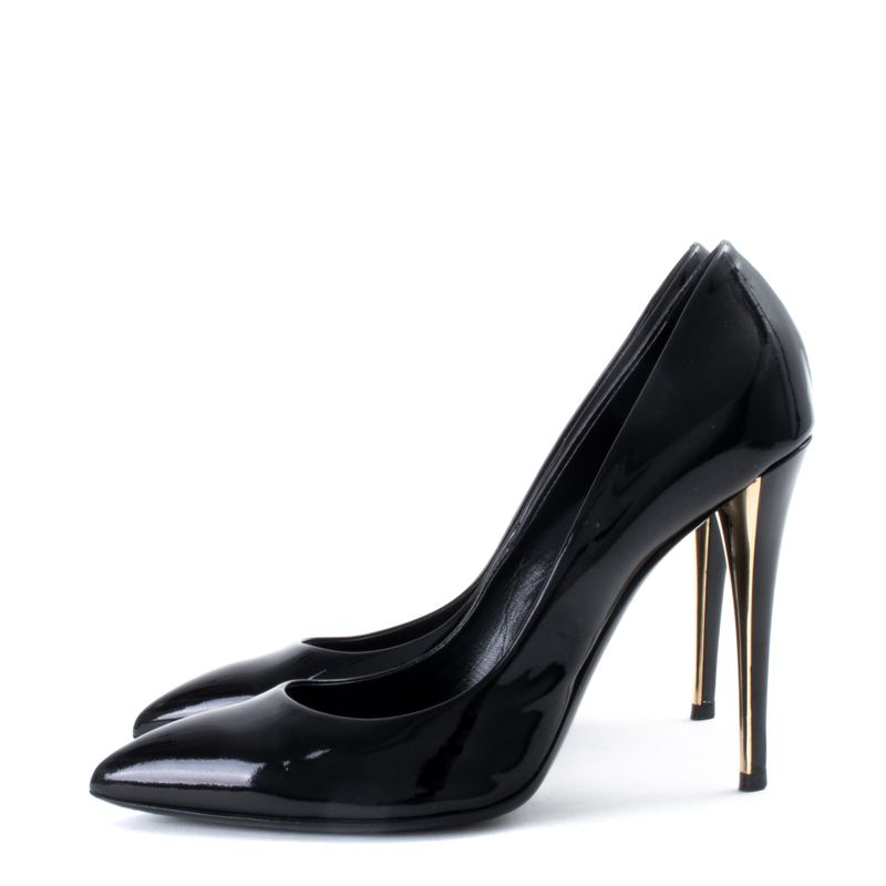 Scarpin-Saint-Laurent-Verniz-Preto