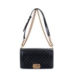 Bolsa-Chanel-Boy-Couro-Preto