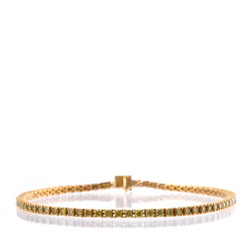 Pulseira-Ouro-Amarelo-e-Brilhantes-Yellow