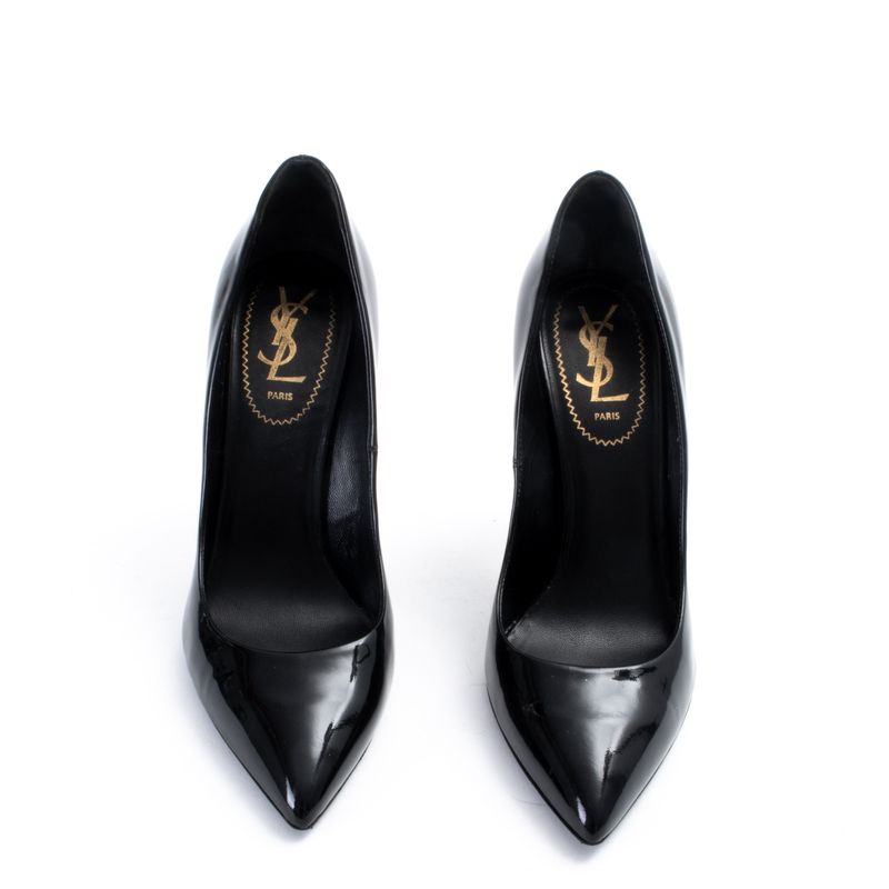 Scarpin-Saint-Laurent-Verniz-Preto