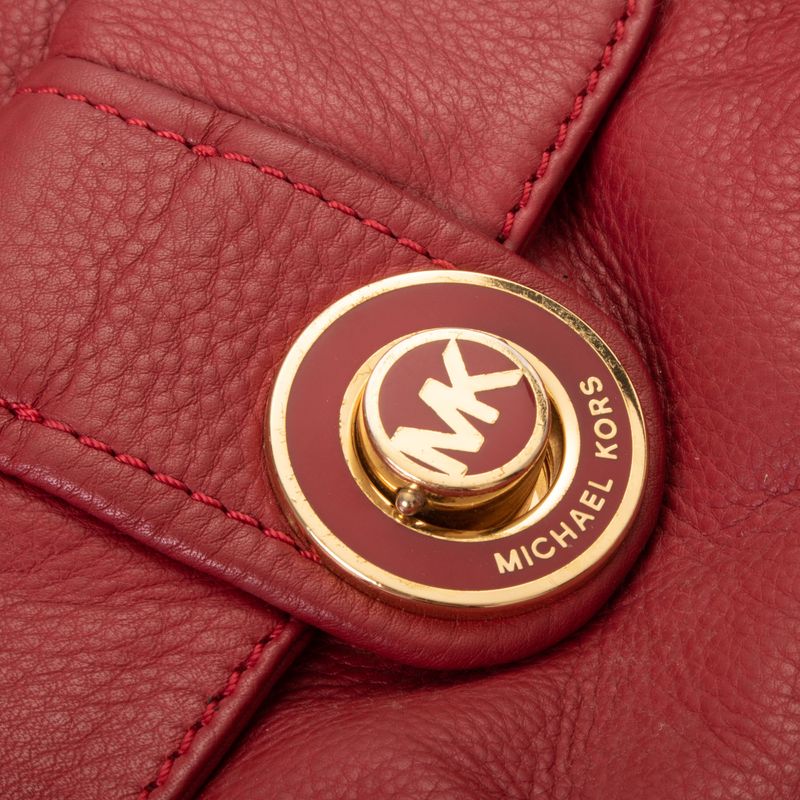 Bolsa-Michael-Kors-Couro-Vermelho