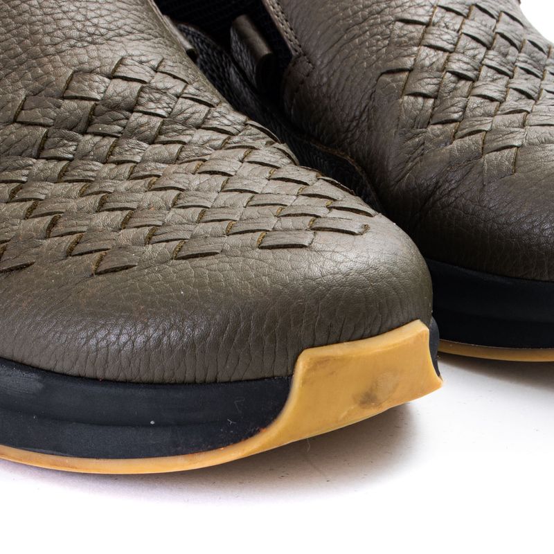 Slip-On-Bottega-Veneta-Intrecciato-Verde