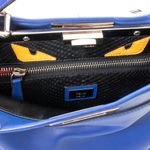 Bolsa-Fendi-Peekaboo-Python-e-Couro-Azul