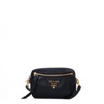 Pochete-Prada-Couro-Preto