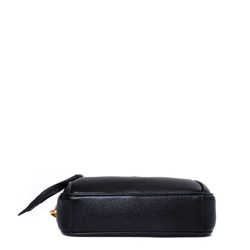 Pochete-Prada-Couro-Preto