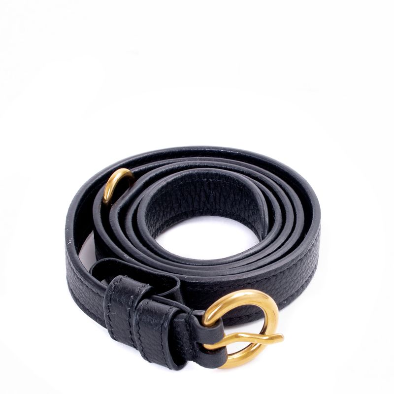 Pochete-Prada-Couro-Preto