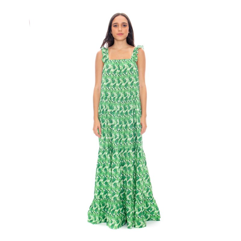 Vestido-Adriana-Degreas-Longo-Estampa-Folhagem