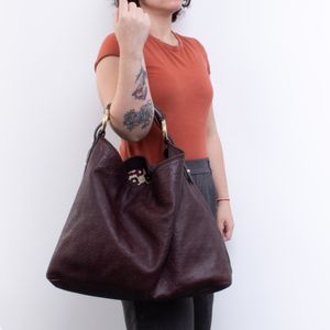 Bolsa Gucci Horsebit Couro Marrom