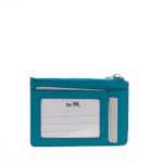 Porta-Cartao-Coach-Couro-Azul