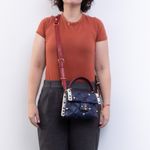 Bolsa-Valentino-Candystud-Couro-Azul-Marinho