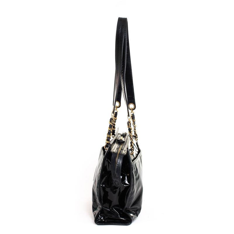 Bolsa-Chanel-Vintage-Verniz-Preto