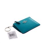Porta-Cartao-Coach-Couro-Azul