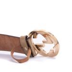 Cinto-Gucci-Canvas-Monograma-Dourado
