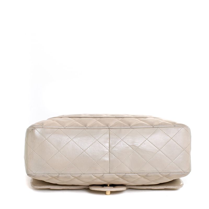 Bolsa-Chanel-Flap-Lambskin-Bege