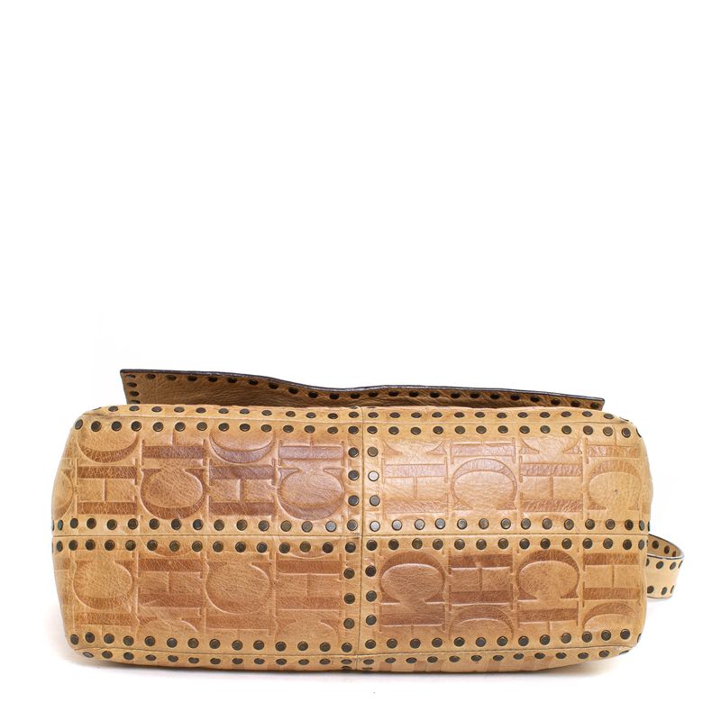 Bolsa-Carolina-Herrera-Couro-Bege