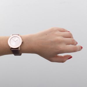 Relógio Movado Bold Couro Rose