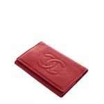 Porta-Chaves-Chanel-Caviar-Vermelho