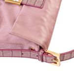 Bolsa-Fendi-Baguette-Cetim-Rosa-Vintage