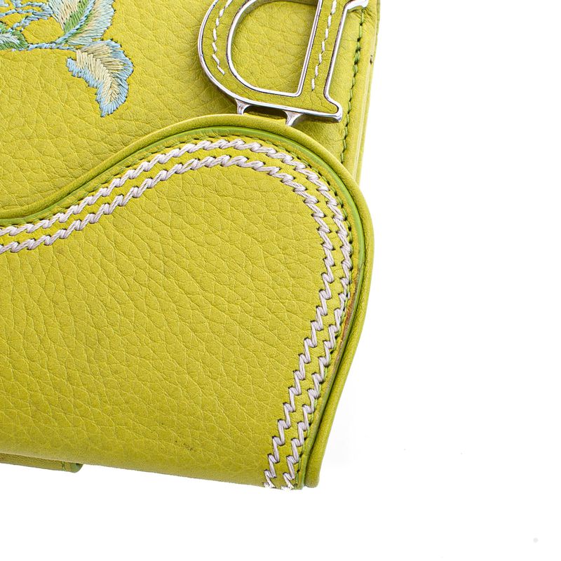 Carteira-Christian-Dior-Saddle-Verde