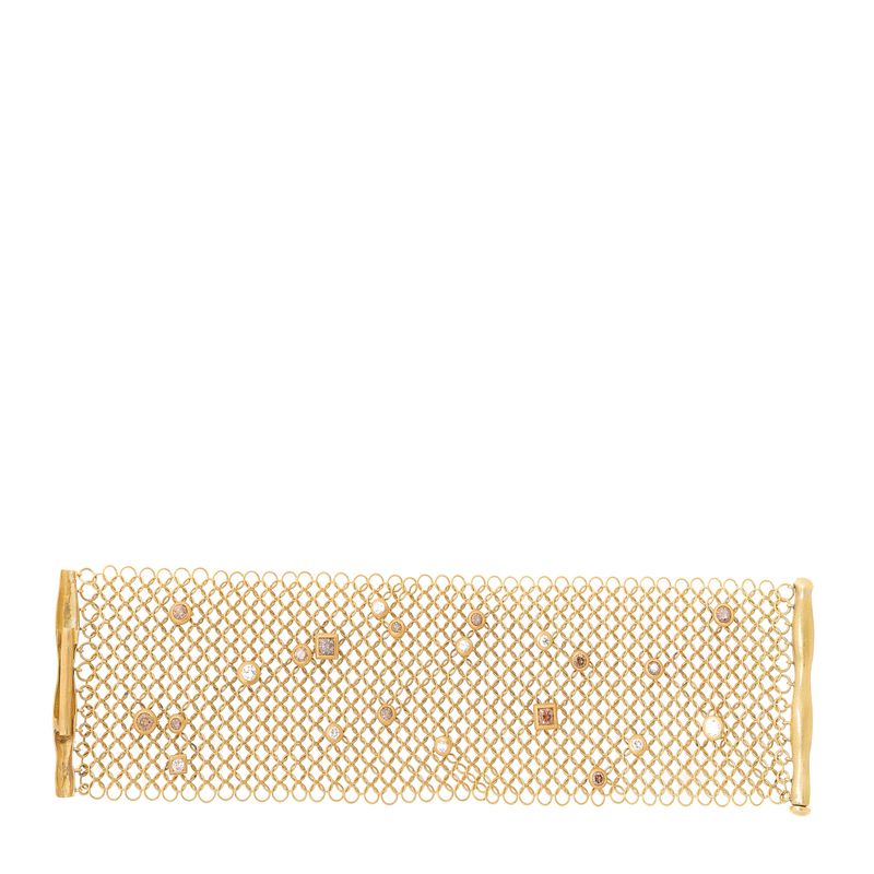 Pulseira-Trama-Ouro-Amarelo