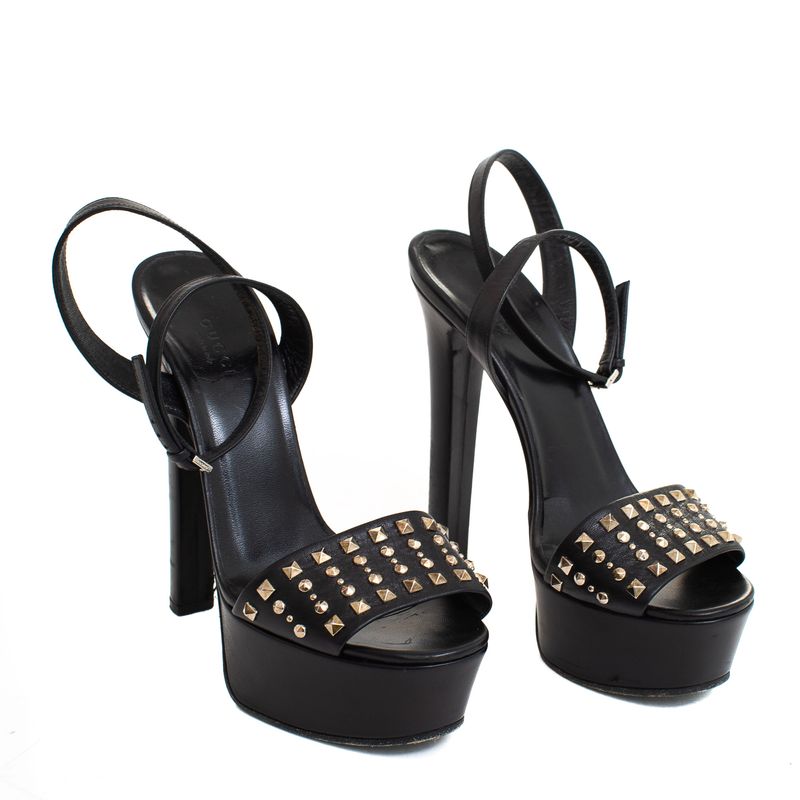 Sandalia-Gucci-Couro-Preto