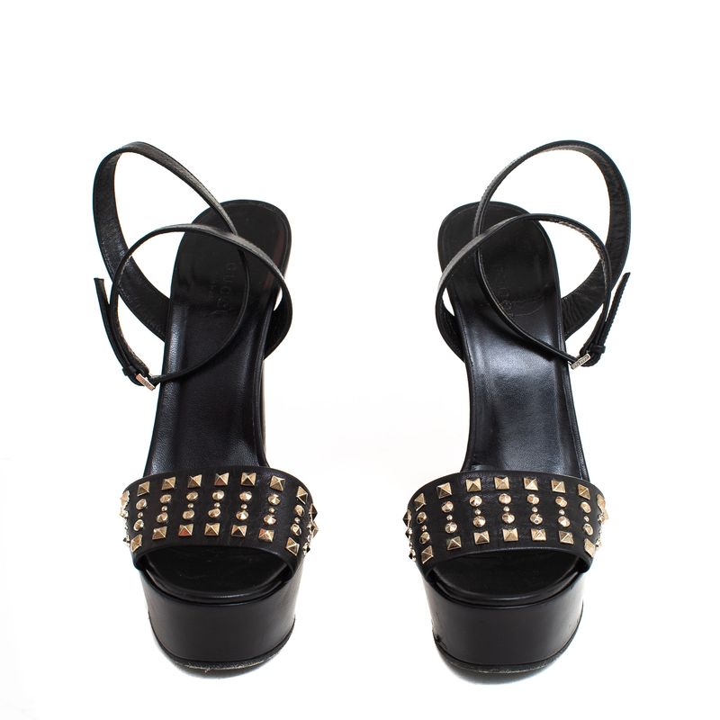Sandalia-Gucci-Couro-Preto