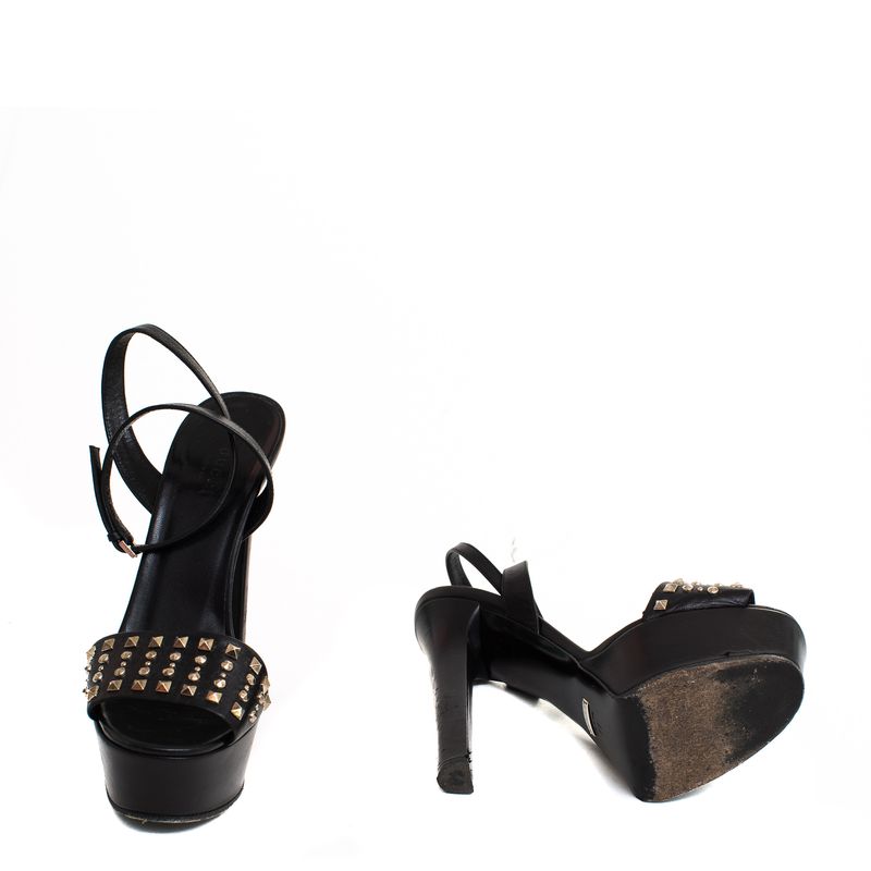 Sandalia-Gucci-Couro-Preto