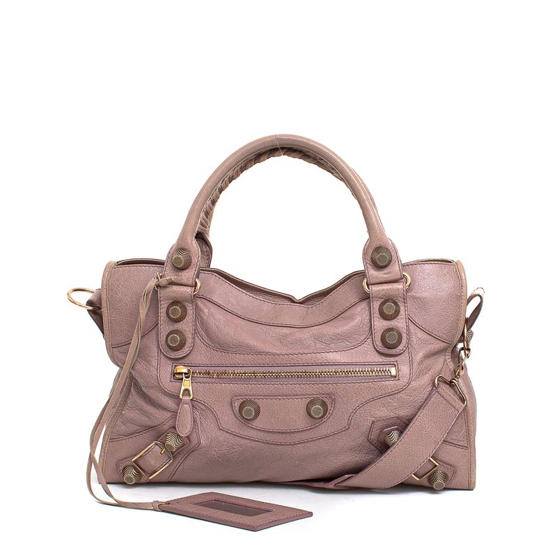 Bolsa-Balenciaga-Classic-City-Rose