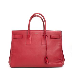 Bolsa Saint Laurent Sac de Jour Vermelha