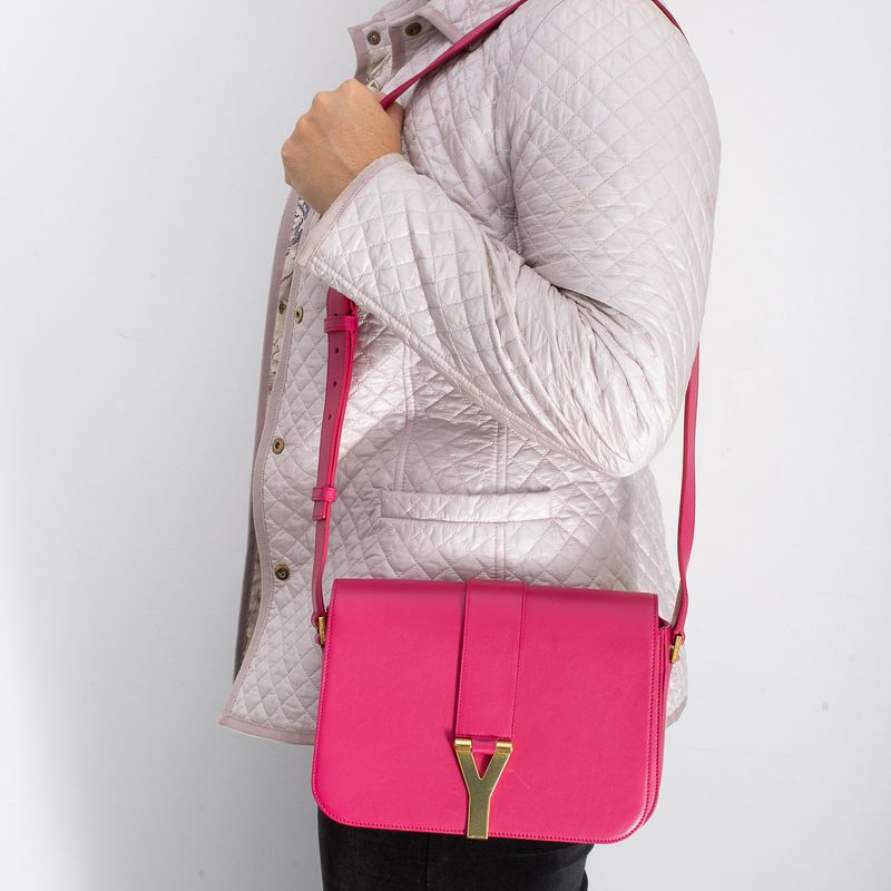 Bolsa-Saint-Laurent-Classic-Y-Crossbody-Rosa