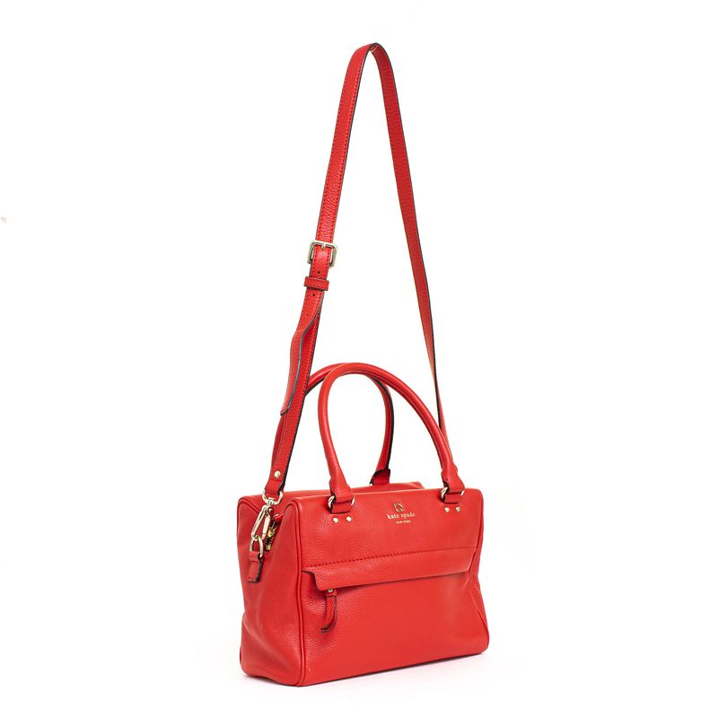 Bolsa-kate-Spade-Couro-Vermelho