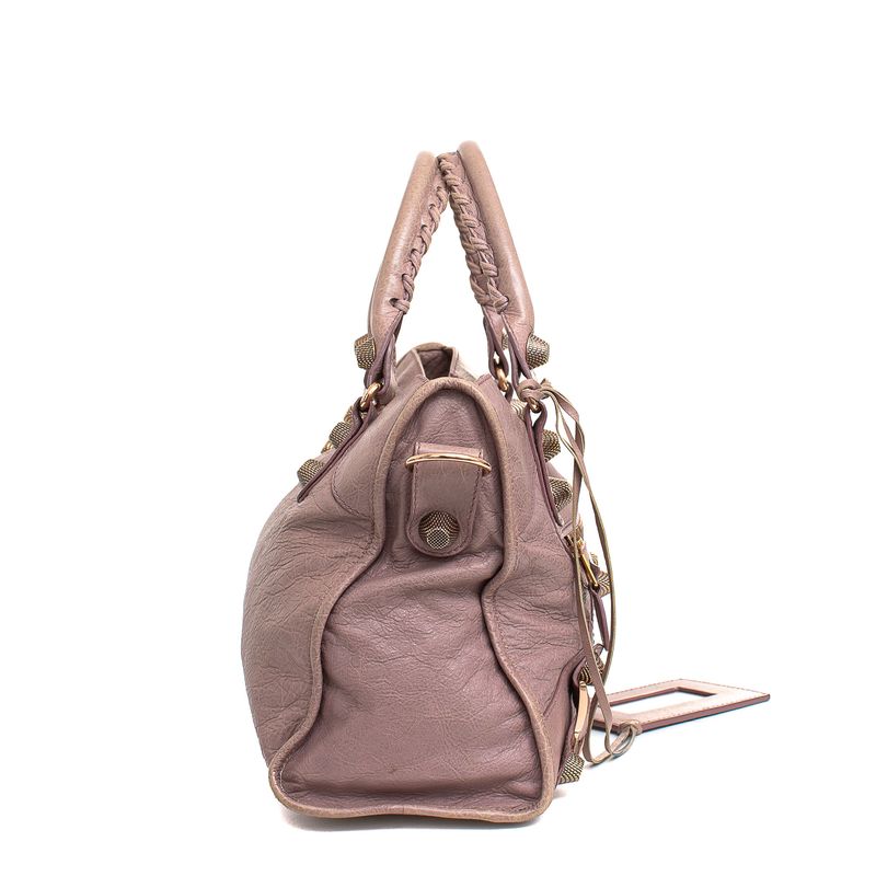 Bolsa-Balenciaga-Classic-City-Rose