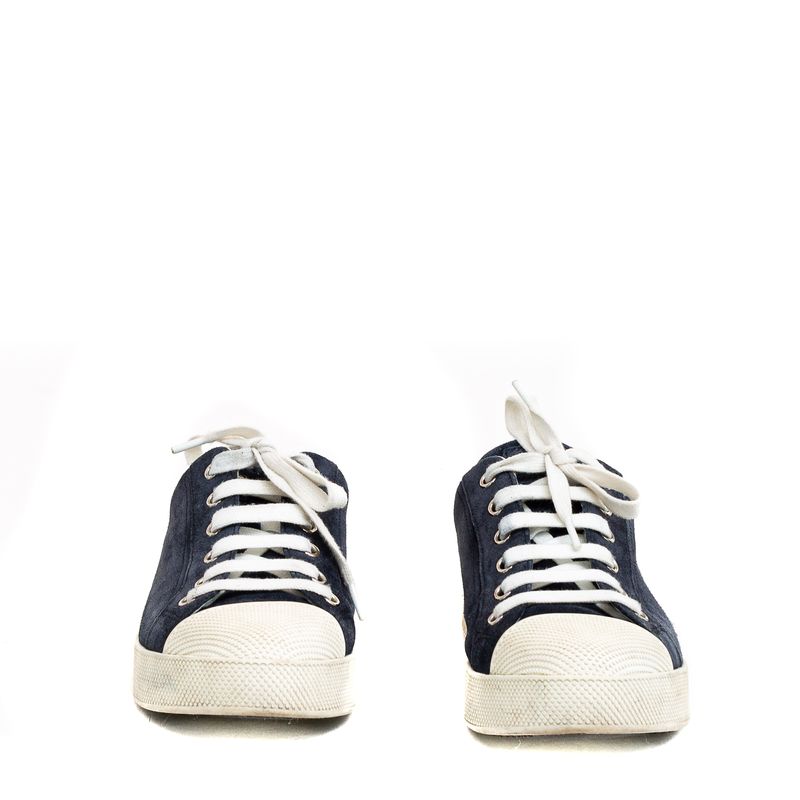 Tenis-Prada-Camurca-Azul