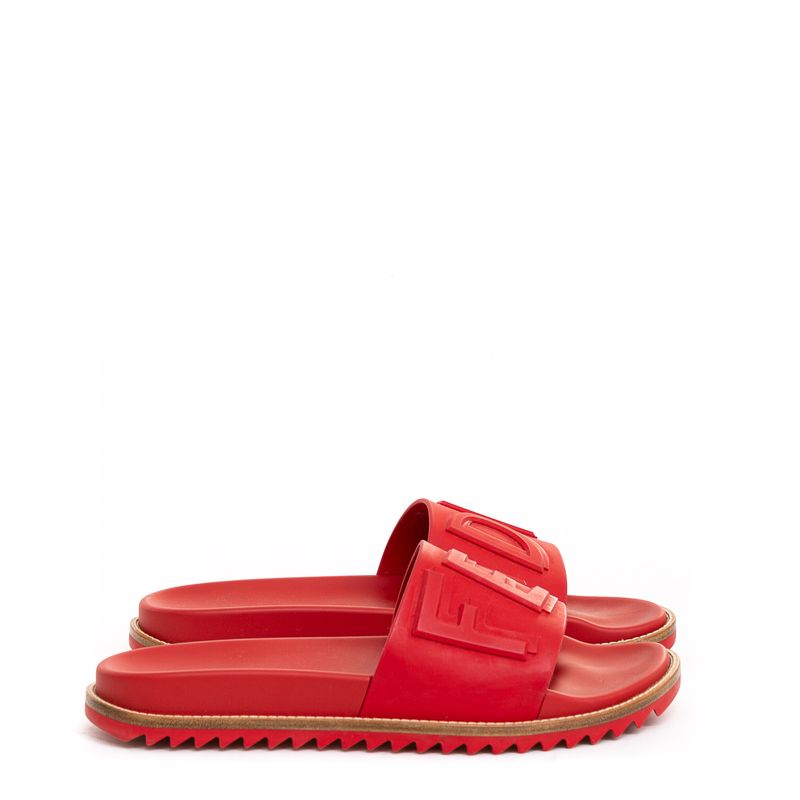 Sandalia-Slide-Fendi-Fussbets-Vermelha