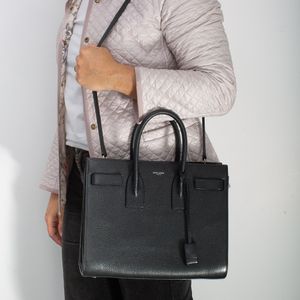 Bolsa Saint Laurent Sac De Jour Preta