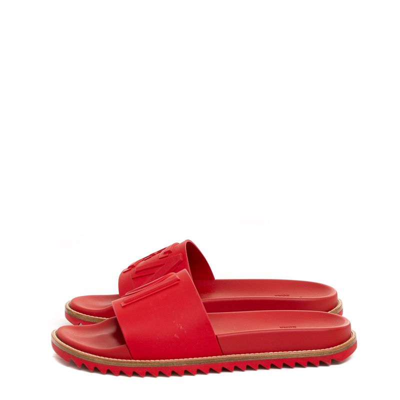 Sandalia-Slide-Fendi-Fussbets-Vermelha