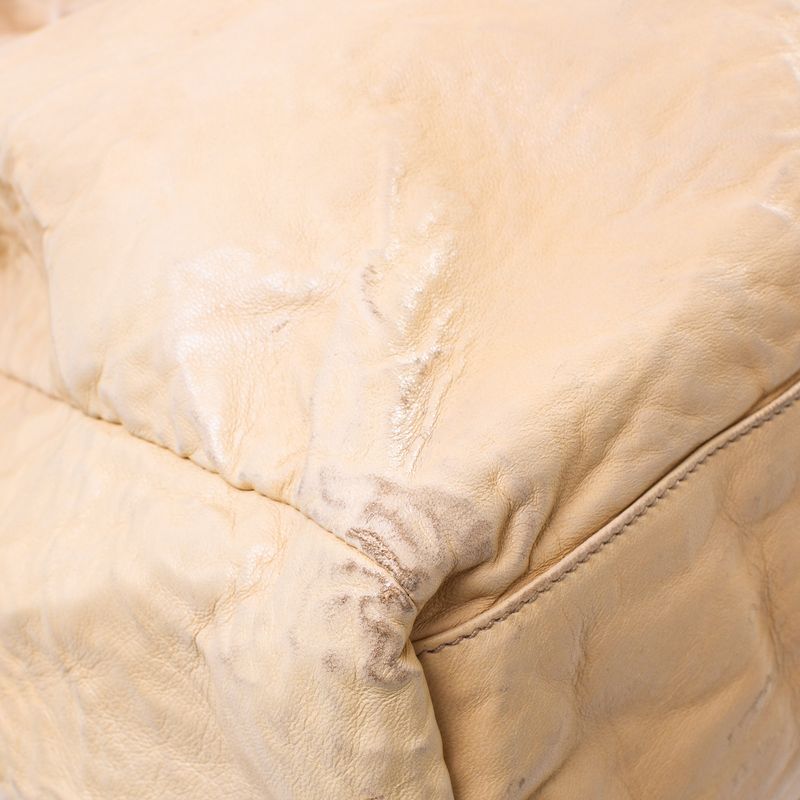 Bolsa-Prada-Couro-Creme