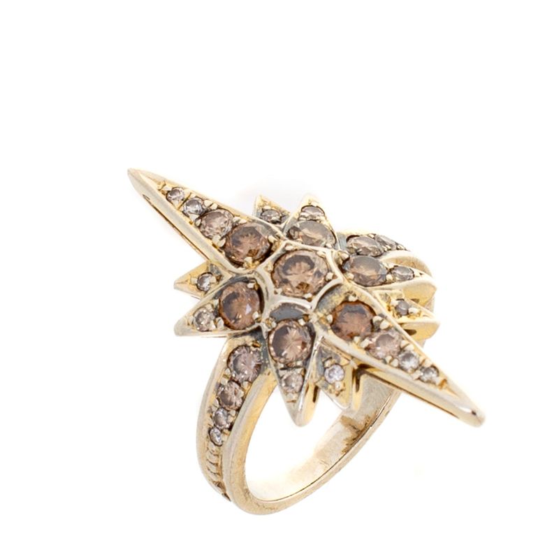 Anel-H.Stern-Stars-Medio-Ouro-Nobre-e-Diamantes-Cognac