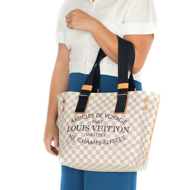 Bolsa-Louis-Vuitton-Damier-Azur-Articles-de-Voyage