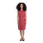 Vestido-Hugo-Boss-Seda-Vermelha