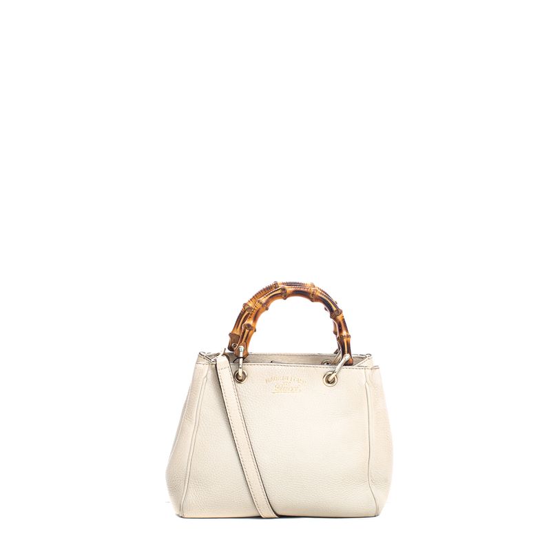 Mini-Bolsa-Gucci-Bamboo-Shopper-Creme